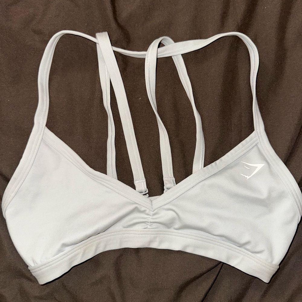 Gymshark Minimal Sports Bra - Light Gray
